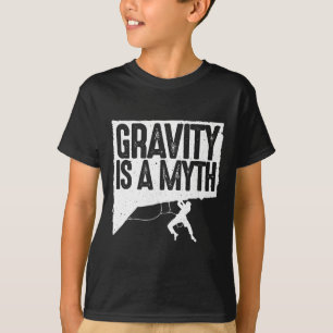 Camiseta Diseño Divertido de Escalada en Roca para Hombres