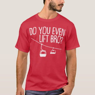 Camiseta Diseño divertido de esquí y snowboard para hombres