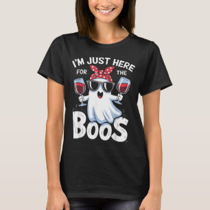 Camiseta Diseño Divertido de Fantasma de Halloween Estoy Aq