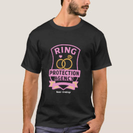 Camiseta Diseño divertido de fiesta de boda de Agencia de P