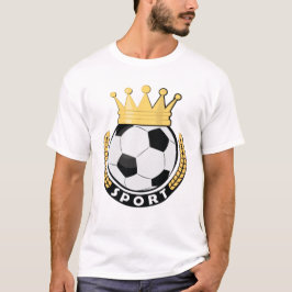 Camiseta Diseño divertido de fútbol/fútbol