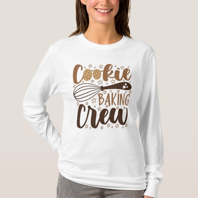 Camiseta Diseño divertido de galletas de pan (Anverso)