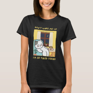 Camiseta diseño divertido de gato para niños- diseño trendy