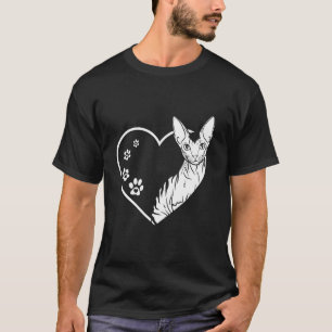 Camiseta Diseño divertido de gato pixie Devon Rex para aman