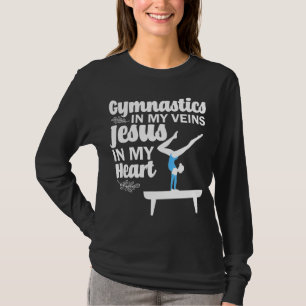 Camiseta Diseño divertido de gimnasia para hombres gimnasta