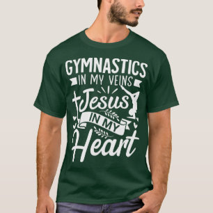 Camiseta Diseño divertido de gimnasia para hombres gimnasta