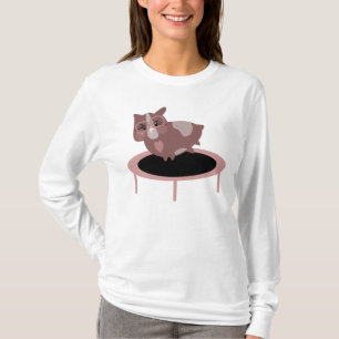 Camiseta Diseño Divertido de Gimnasio de Fitness para Cobay