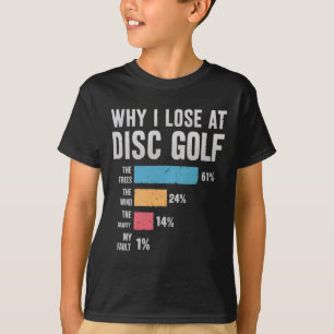 Camiseta Diseño Divertido de Golf de Disco para Hombres Muj
