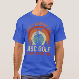 Camiseta Diseño divertido de golf de disco para hombres y m