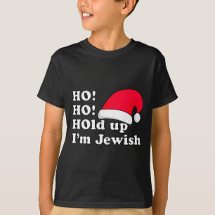 Camiseta Diseño Divertido de Gorro de Navidad para Judíos I