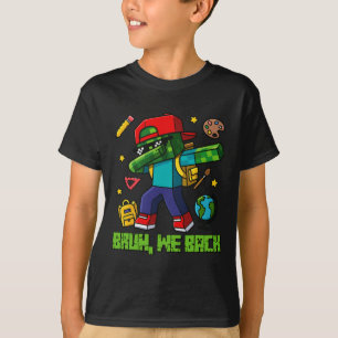 Camiseta Diseño divertido de gran tamaño Ck para la escuela