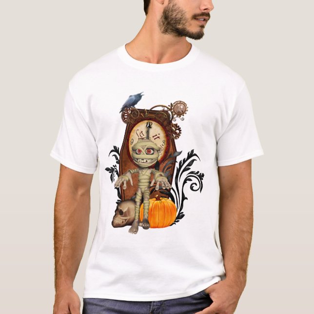 Camiseta Diseño divertido de Halloween (Anverso)