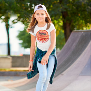 Camiseta Diseño Divertido de Hermana Chica Dinosaurio Siste
