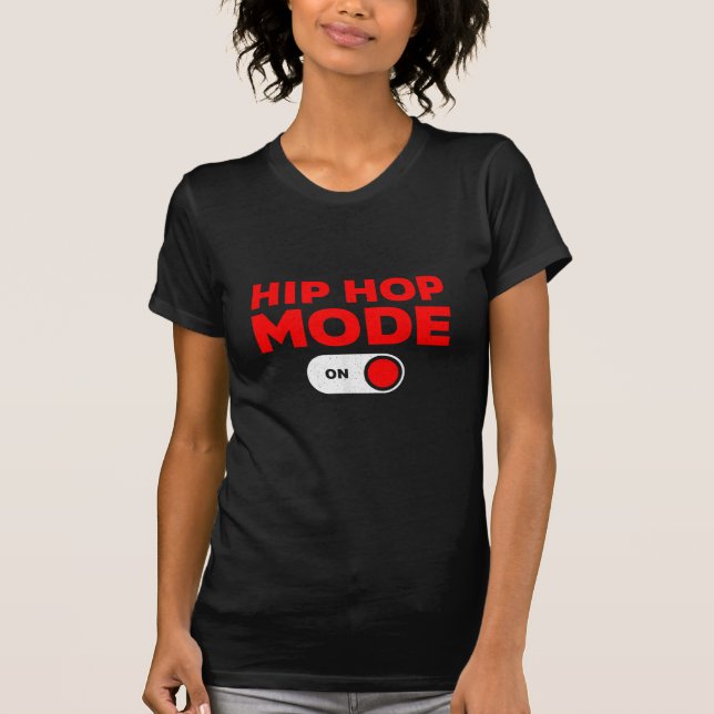 Camiseta Diseño divertido de hip hop para hombres mujeres H (Anverso)