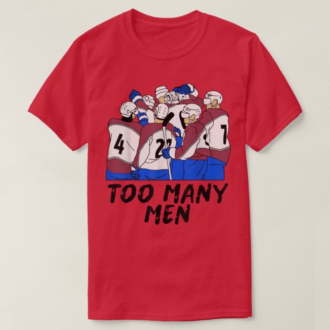 Camiseta Diseño divertido de hockey para muchos hombres con (Diseño del anverso)