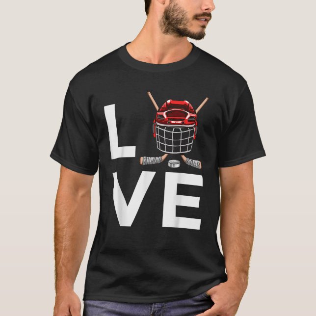 Camiseta Diseño divertido de hockey para niños hombres hock (Anverso)