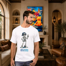Diseño divertido de humor con signo de victoria de