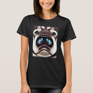Camiseta Diseño divertido de Husky impresión de perro arte 