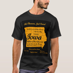 Camiseta Diseño divertido de Iowa