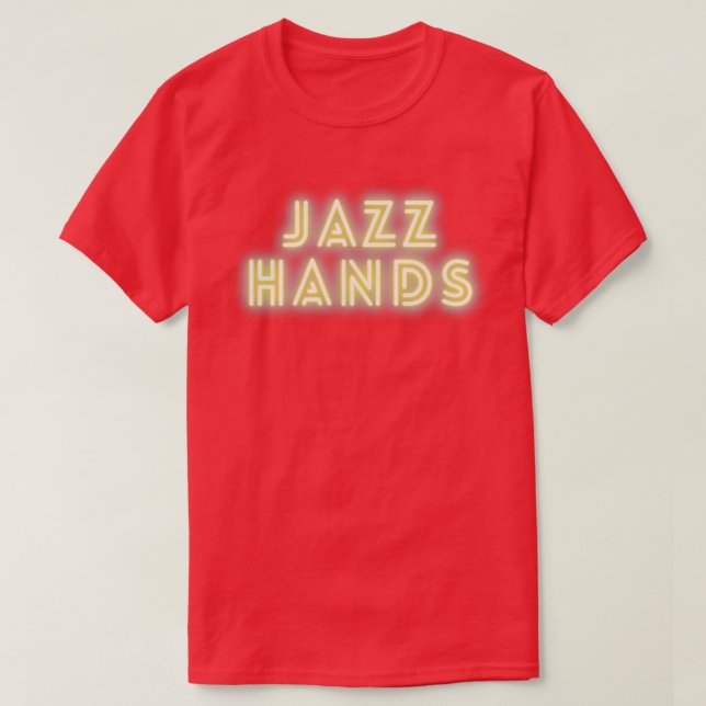 Camiseta Diseño divertido de Jazz Hands (Diseño del anverso)