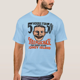 Camiseta Diseño divertido de la cara de Coney Island del