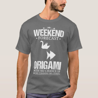 Camiseta Diseño divertido de la cocina de origami para rega