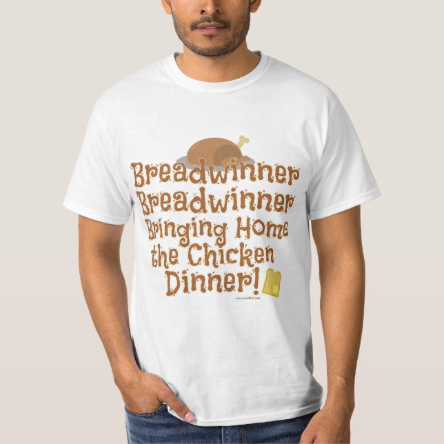 Camiseta Diseño divertido de la Personalizado de la cena de (Anverso)