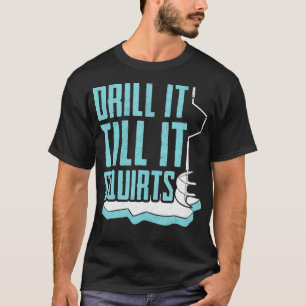 Camiseta Diseño divertido de la pesca de hielo para los pes