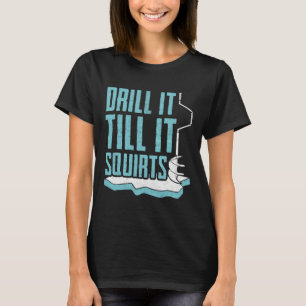 Camiseta Diseño divertido de la pesca de hielo para los pes