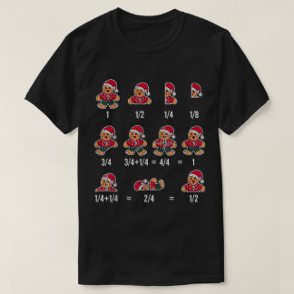 Camiseta Diseño divertido de matemáticas de Navidad de pan