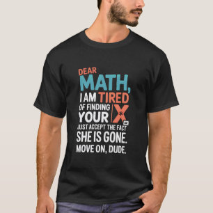Camiseta Diseño Divertido De Matemáticas Para Niños Niñas P