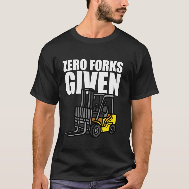 Camiseta Diseño divertido de montacargas para hombres mujer (Anverso)