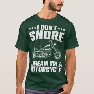 Camiseta Diseño divertido de motocicletas para hombres muje