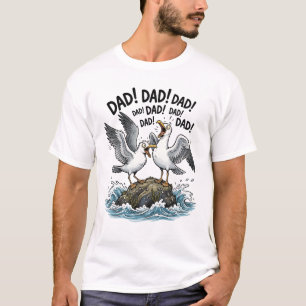 Camiseta Diseño divertido de padre gaviotas caos