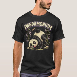 Camiseta diseño divertido de “Pandamonium” 