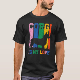 Camiseta diseño divertido de perro cita corgi es mi amor Pr