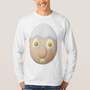 Camiseta Diseño divertido de personaje de huevo RG y RA