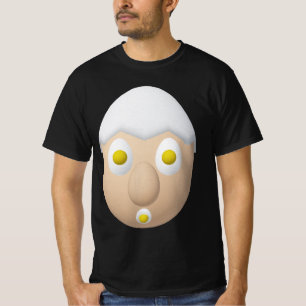 Camiseta Diseño divertido de personaje de huevo RG y RA