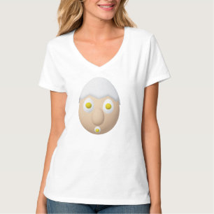 Camiseta Diseño divertido de personajes de huevo RG y RA
