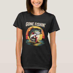 Camiseta Diseño divertido de pesca para hombres, mujeres, n