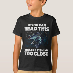Camiseta Diseño Divertido de Pesca para Hombres Mujeres Niñ