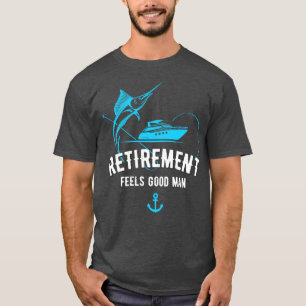 Camiseta Diseño divertido de pescadores de barcos de retiro