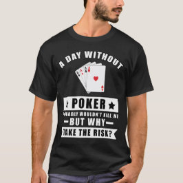 Camiseta Diseño divertido de póquer