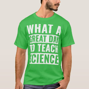 Camiseta Diseño divertido de profesor de ciencias para homb