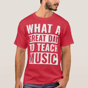 Camiseta Diseño divertido de profesor de música para hombre