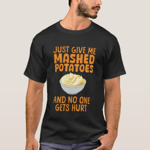 Camiseta Diseño divertido de puré de patatas para hombres y