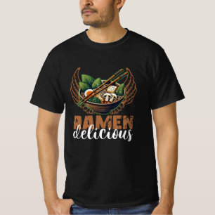 Camiseta diseño divertido de ramen delicioso para amantes