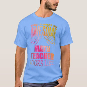 Camiseta Diseño divertido de regalos del profesor de matemá