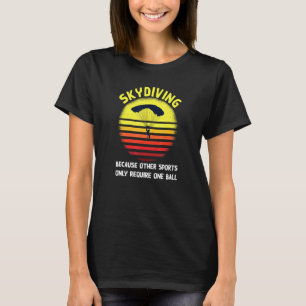 Camiseta Diseño divertido de salto en paracaídas para parac