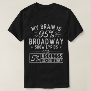 Camiseta Diseño divertido de teatro musical de Broadway
